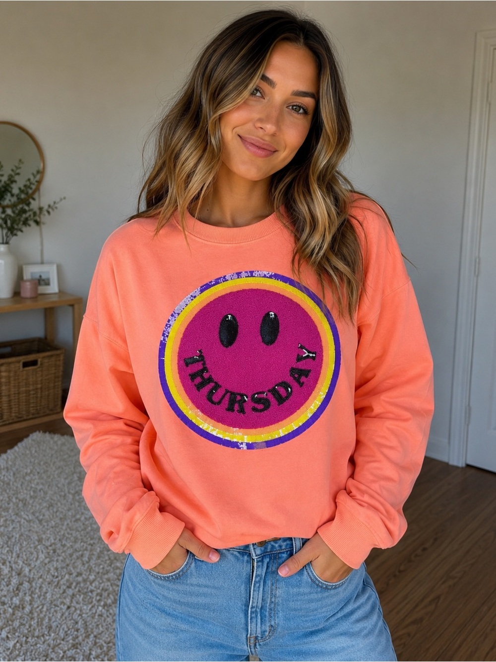 Queen of sparkles Thursday sweatshirt